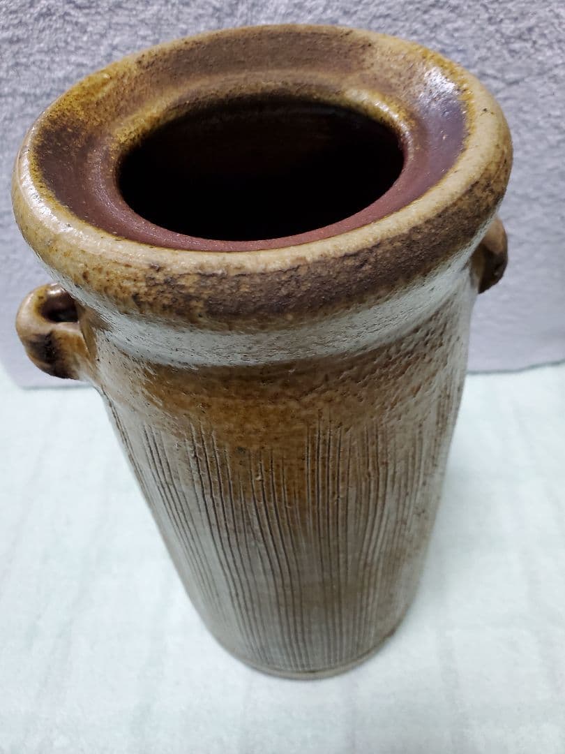 備前焼　花瓶