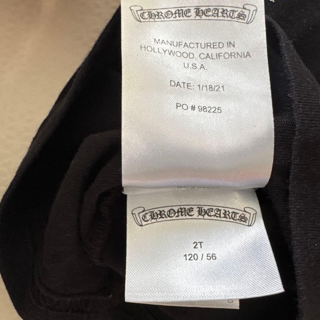 CHROME HEARTS バックプリント Tシャツ 2T