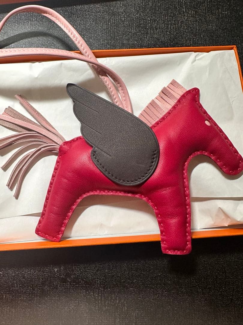 エルメス　ペガサス　MM フランボワーズ✕ローズサクラ