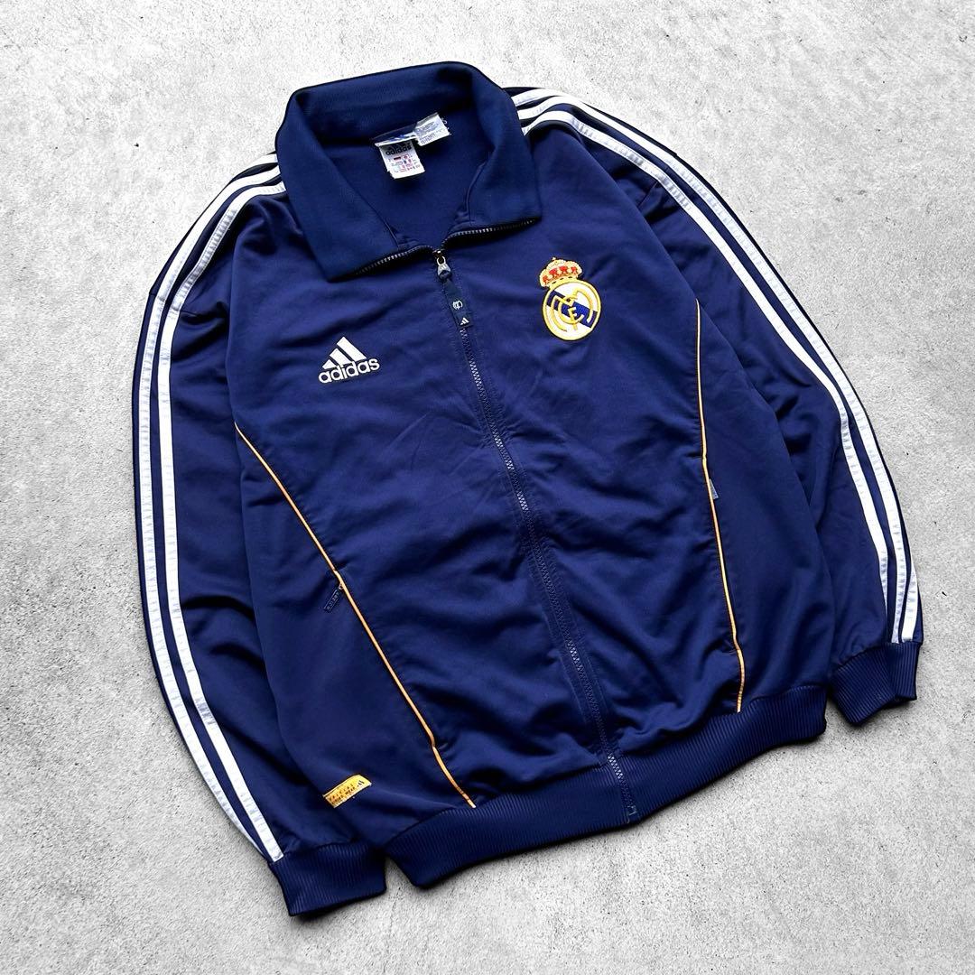 専用！90s adidas アディダス 刺繍レアルマドリード トラックジャケット