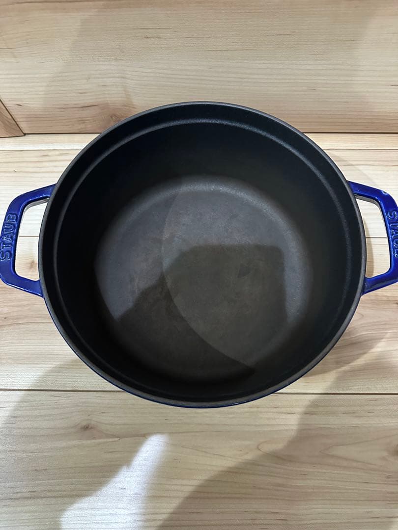 ⭐️早い者勝⭐️レア❗️staub ピコ・ココット ラウンド 24グランブルーストウブ