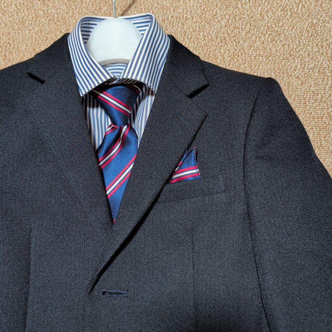 【1回着用】スーツ4点セット　キッズ　140cm　卒業式