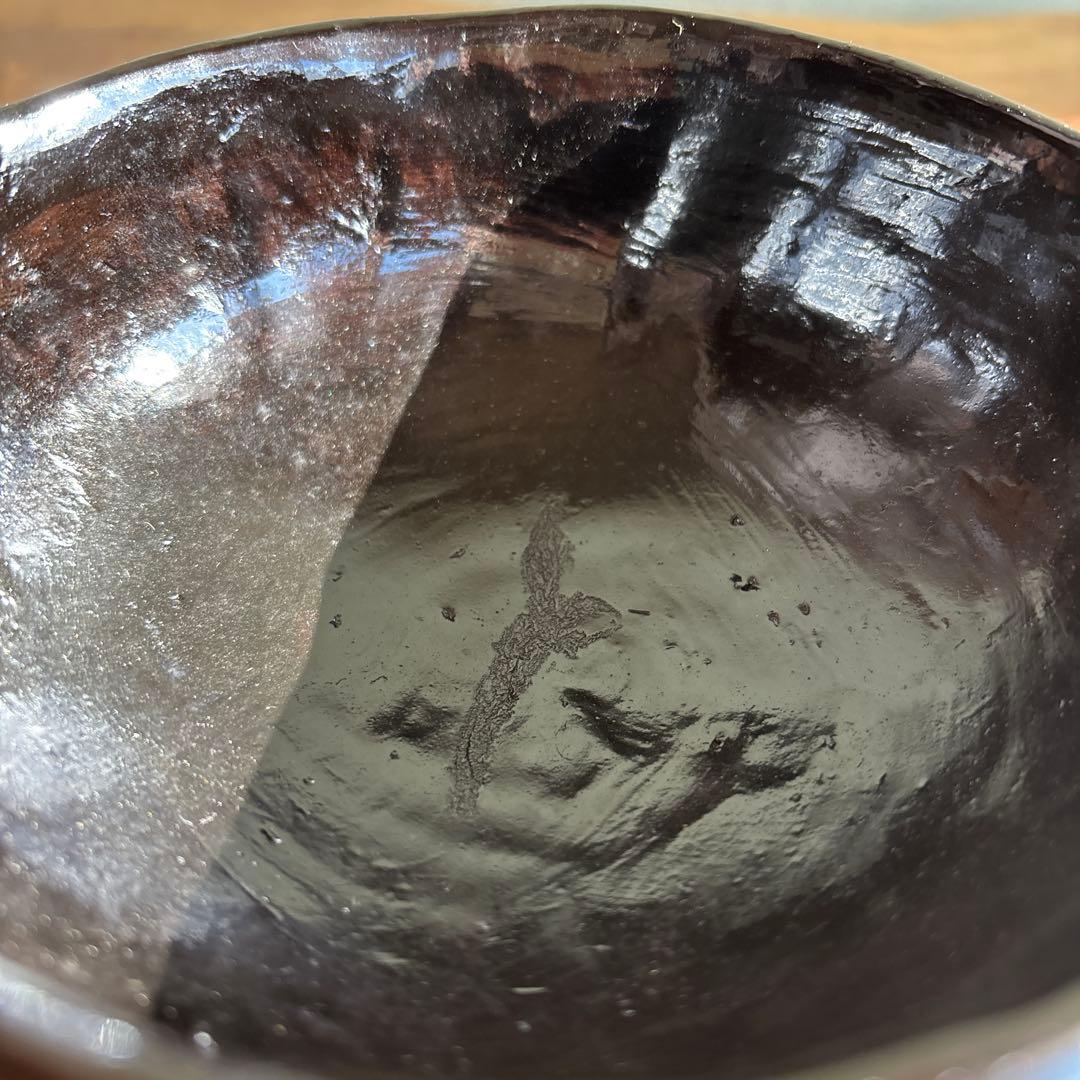 小崎陶仙造 台付浅鉢 美濃白川 共箱