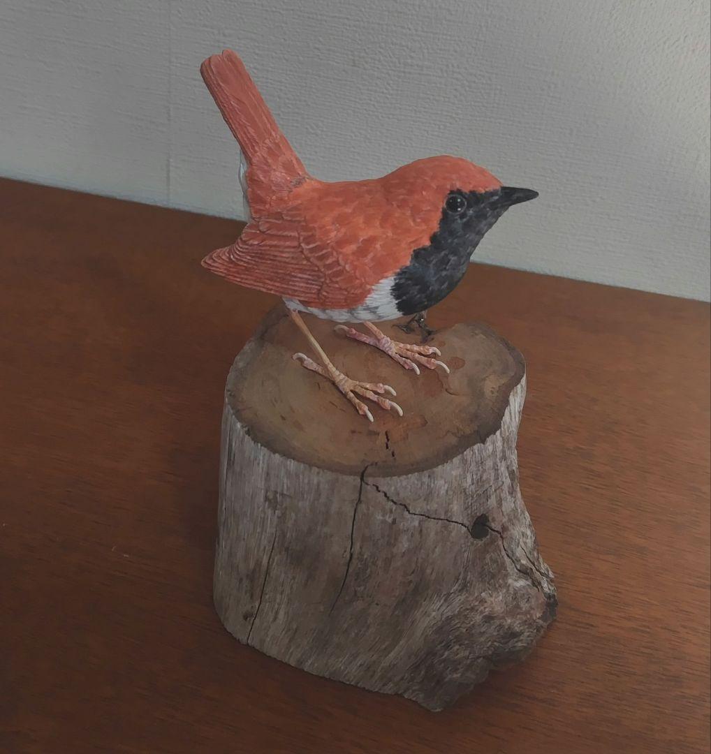 バードカービング　\"ホントウアカヒゲ”