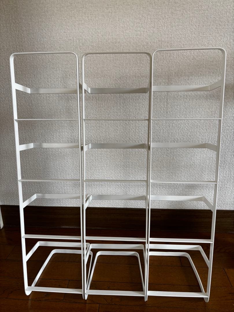 tower CDラック3つセット　ホワイト　山崎実業