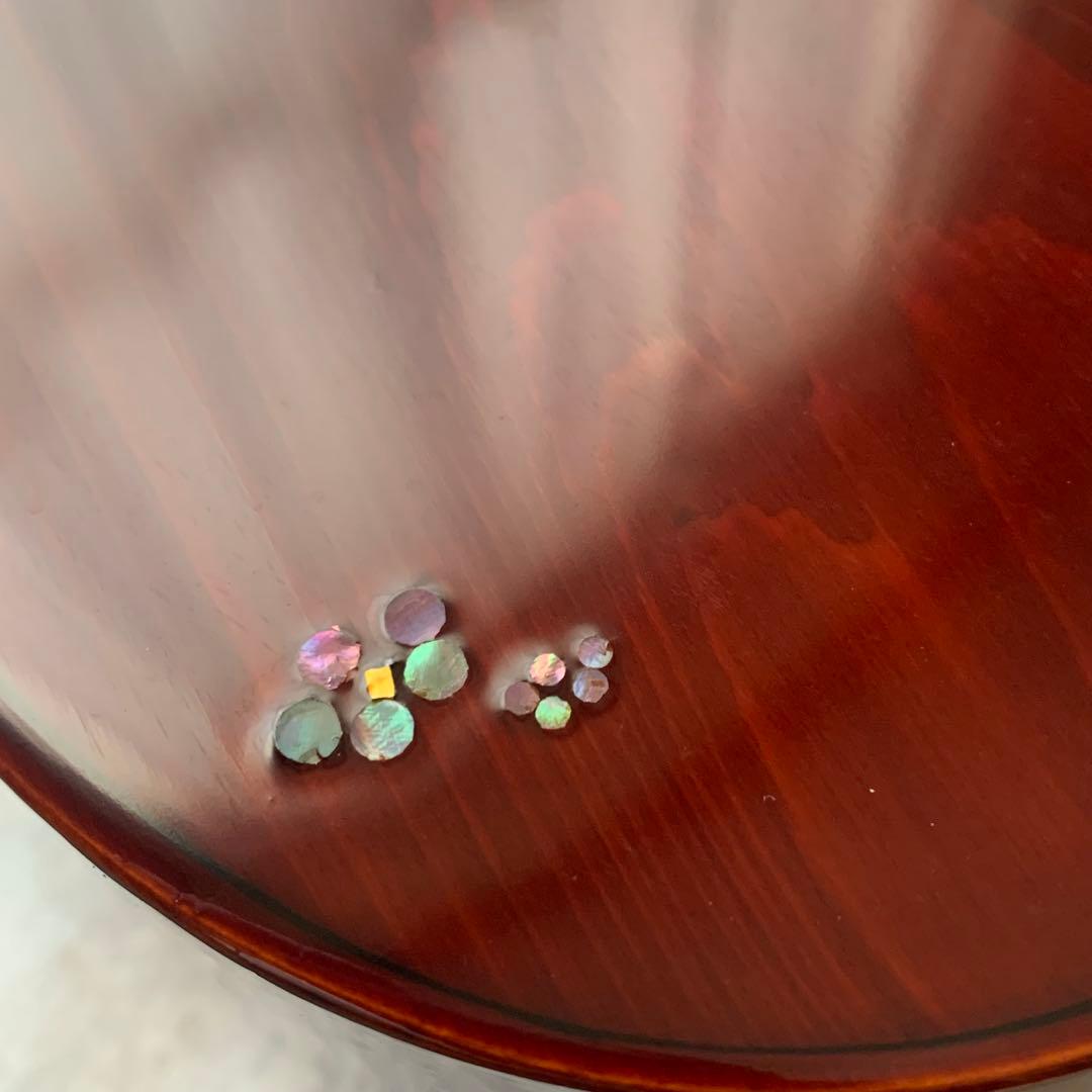 M*U様 お弁当箱 二段 曲げわっぱ 漆塗り 螺鈿細工