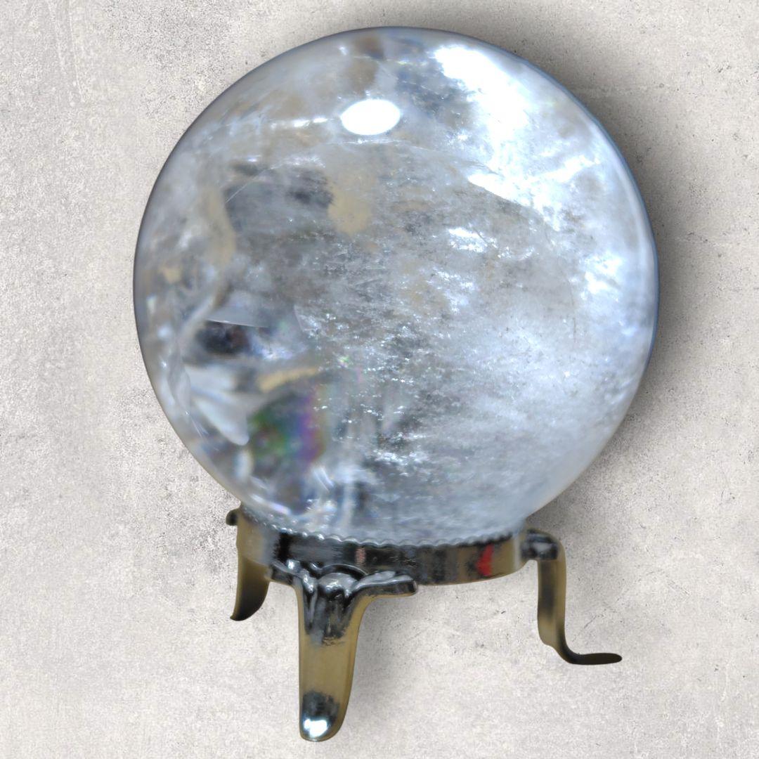 水晶玉 直径5.5cm クリアクォーツ 天然石 　置物 浄化