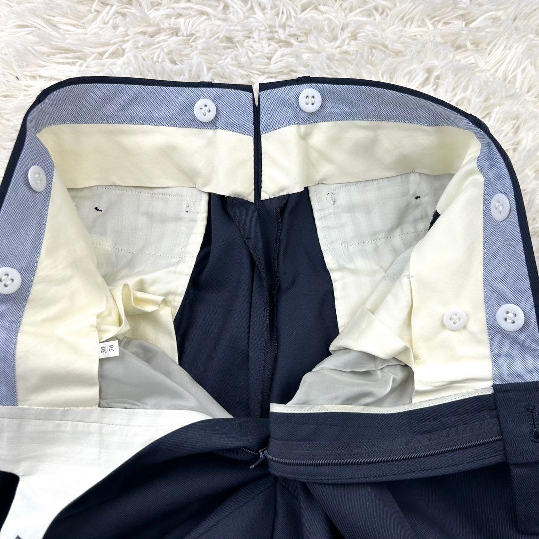 美品✨　BEAMS F ビジネススーツ　セットアップ　キレイめ　ウール　段返り