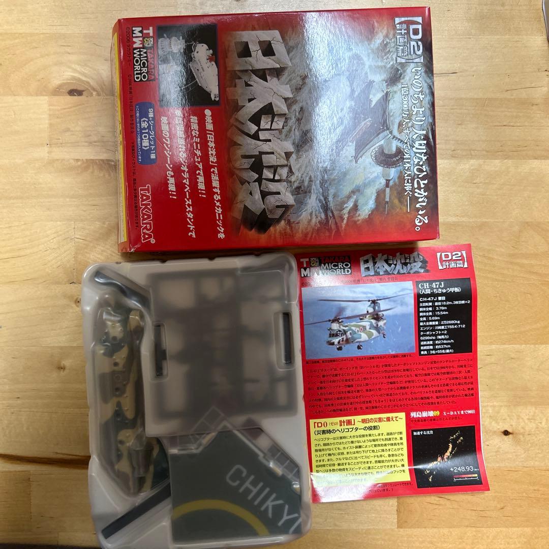 日本沈没　航空自衛隊　陸上自衛隊CH-47J チヌーク ＵＨ-60 わだつみ