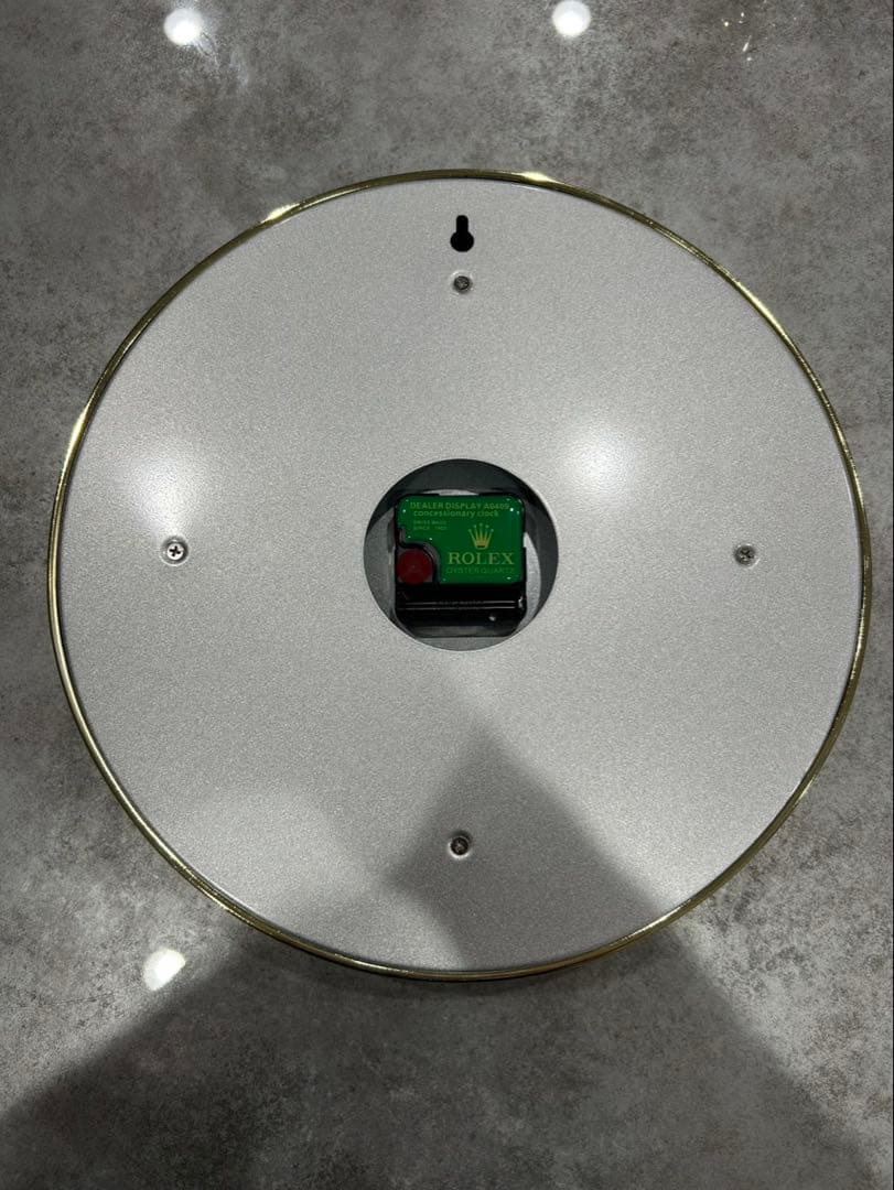 海外販促品 ROLEX コスモグラフ　デイトナ　大型掛け時計　ゴールド/ブラック