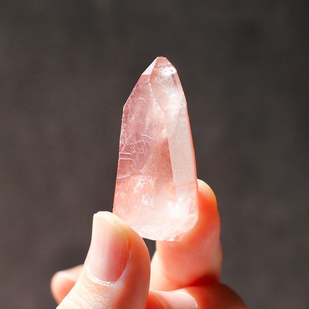 ディープピンクレムリアンシード ディアマンティーナ産 天然石 水晶 鉱物 一点物