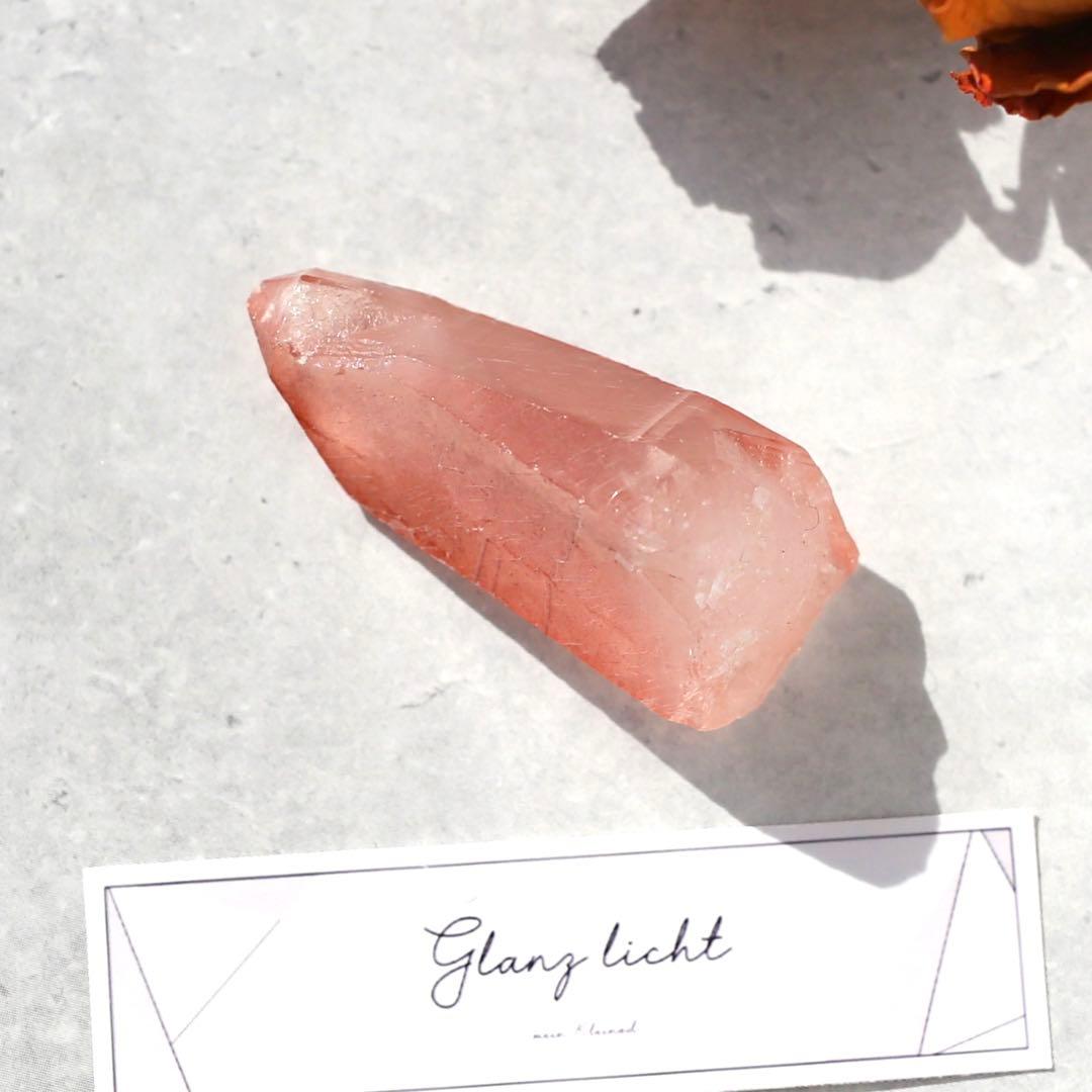 ディープピンクレムリアンシード ディアマンティーナ産 天然石 水晶 鉱物 一点物