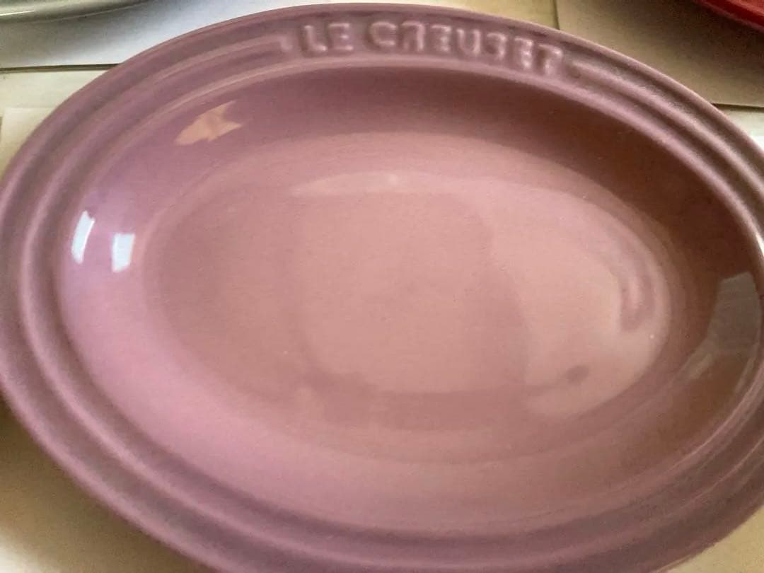 Le Creuset ルクルーゼ メゾンドパリ　オーバルプレート　パイディッシュ