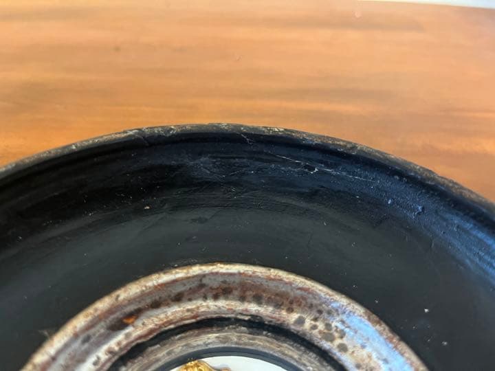 コンベックスミラー　鏡　船窓　イタリア製　雑貨ハ　ンドメイド　凸面鏡　Mサイズ