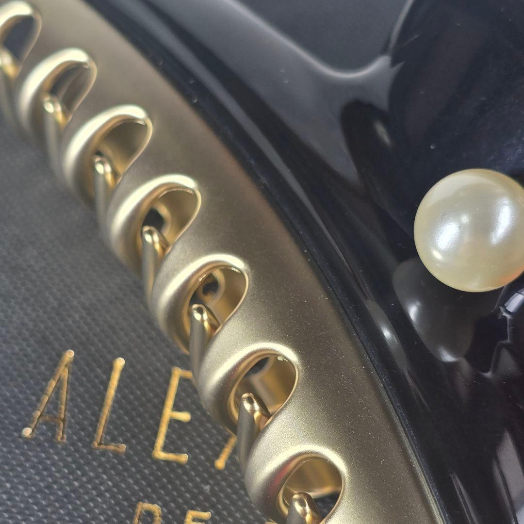 【新品級✨】アレクサンドル ドゥ パリ パール ヘアクリップ　L 限定品