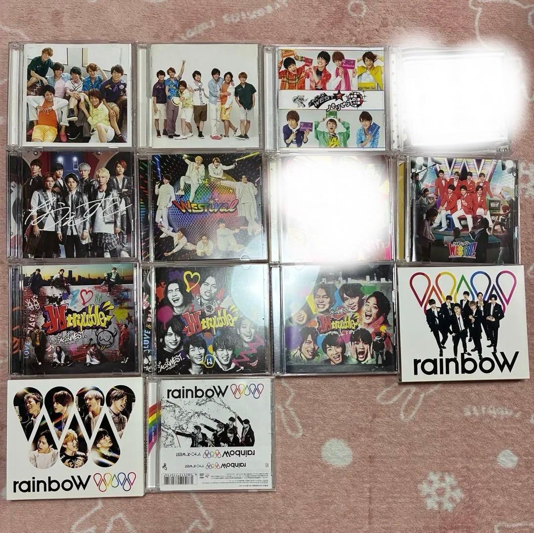 ジャニーズWEST WEST. シングル　アルバム　CD Blu-ray まとめ