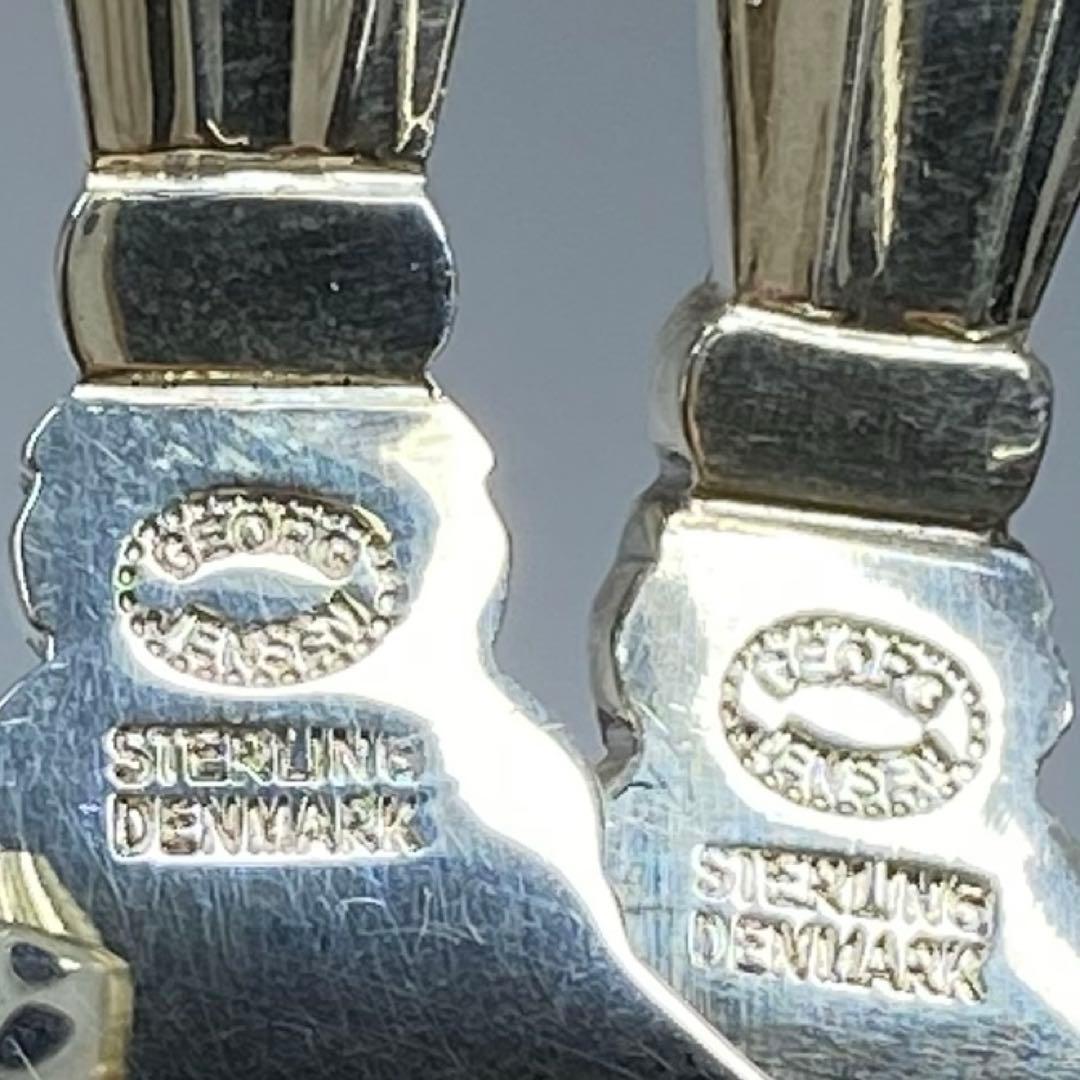 ジョージジェンセン　エコーンSV925ケーキサーバー2本　東Y7-0326☆2F