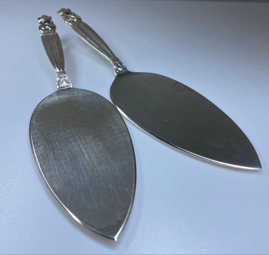 ジョージジェンセン　エコーンSV925ケーキサーバー2本　東Y7-0326☆2F