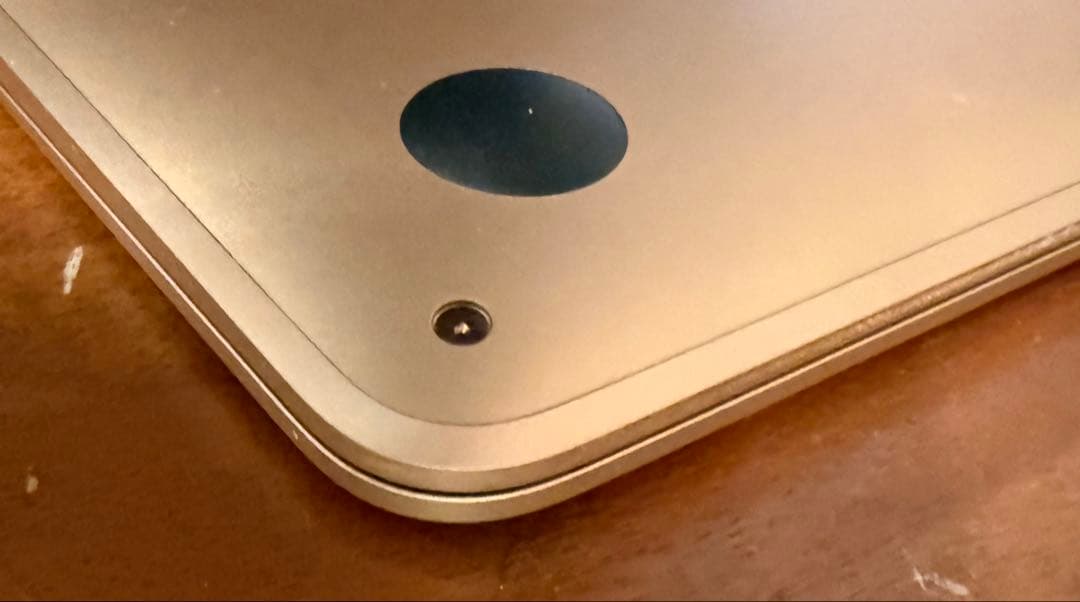 【￼美品】MacBook Air M1 ゴールド SSD256GB メモリ8GB