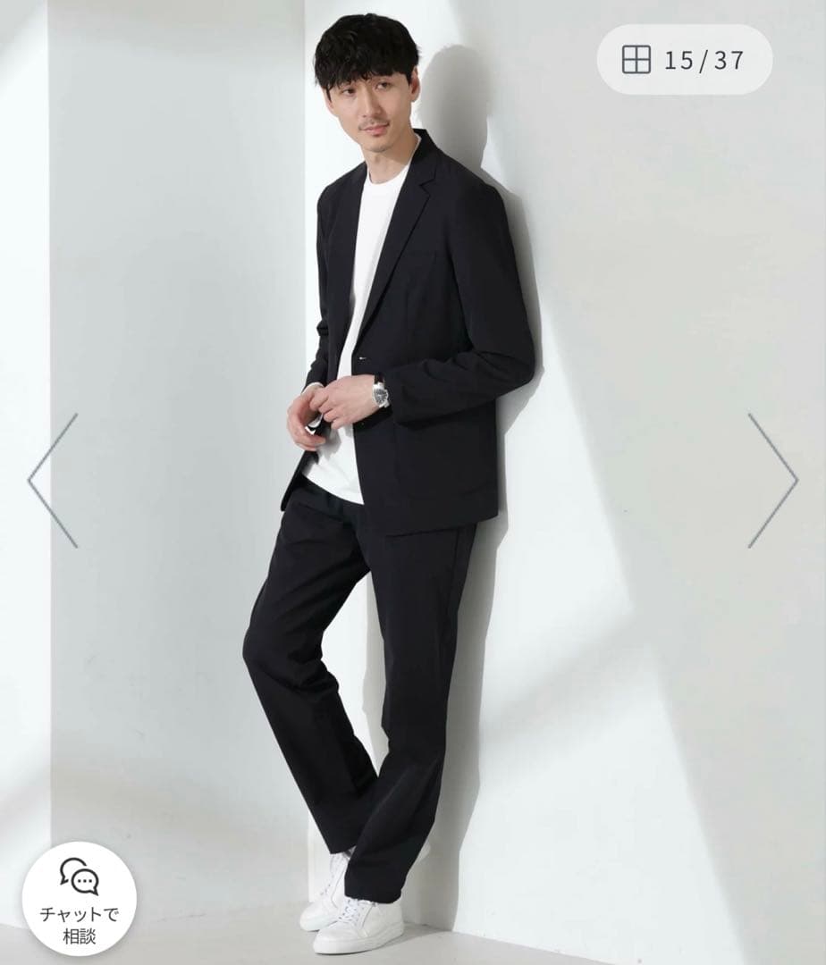 【未使用】ナノユニバース　アクティブ4WAYストレッチドライ セットアップ