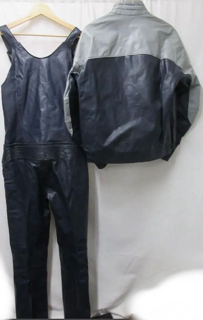 K*i様 BMWレザージャケット上下革サルペットMOTORCYCLEオールインワ