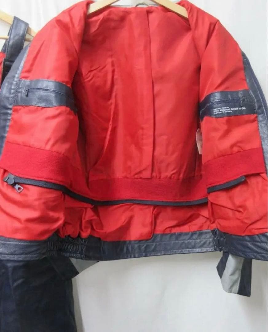 K*i様 BMWレザージャケット上下革サルペットMOTORCYCLEオールインワ