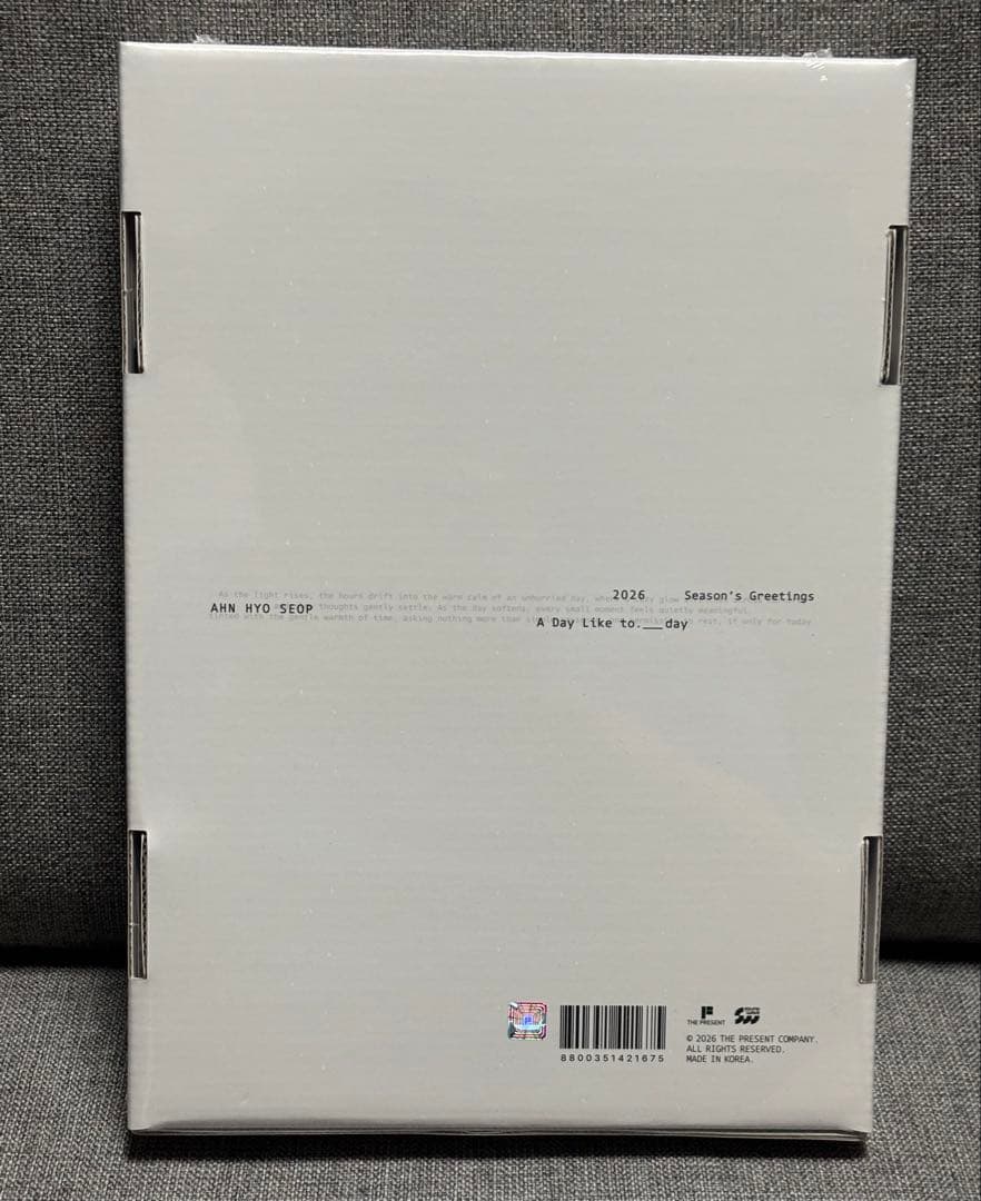 K-POP・アジア Ahn Hyo Seop 2026 Season's Greetings