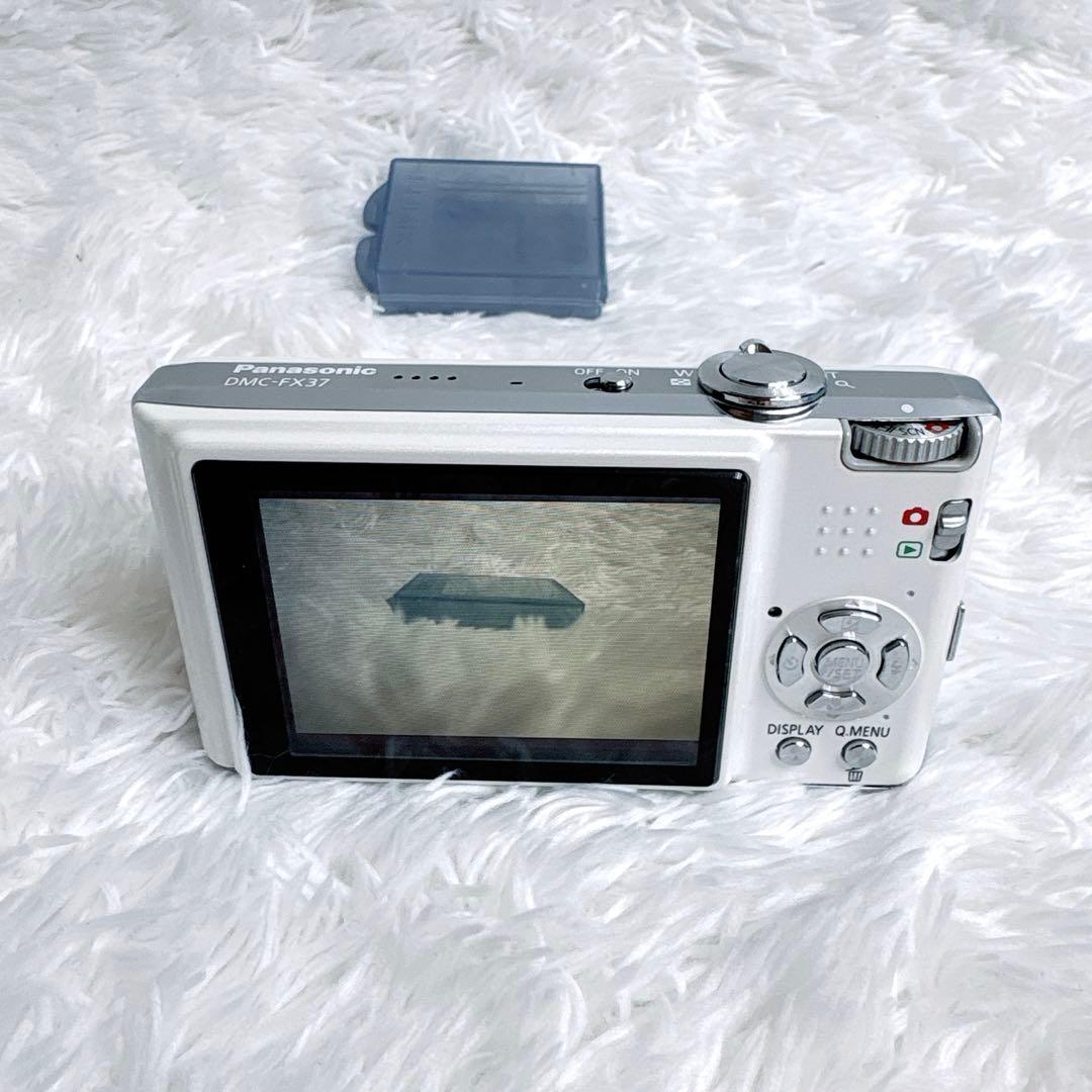 【動作品】Panasonic LUMIX デジカメ DMC-FX37 ホワイト
