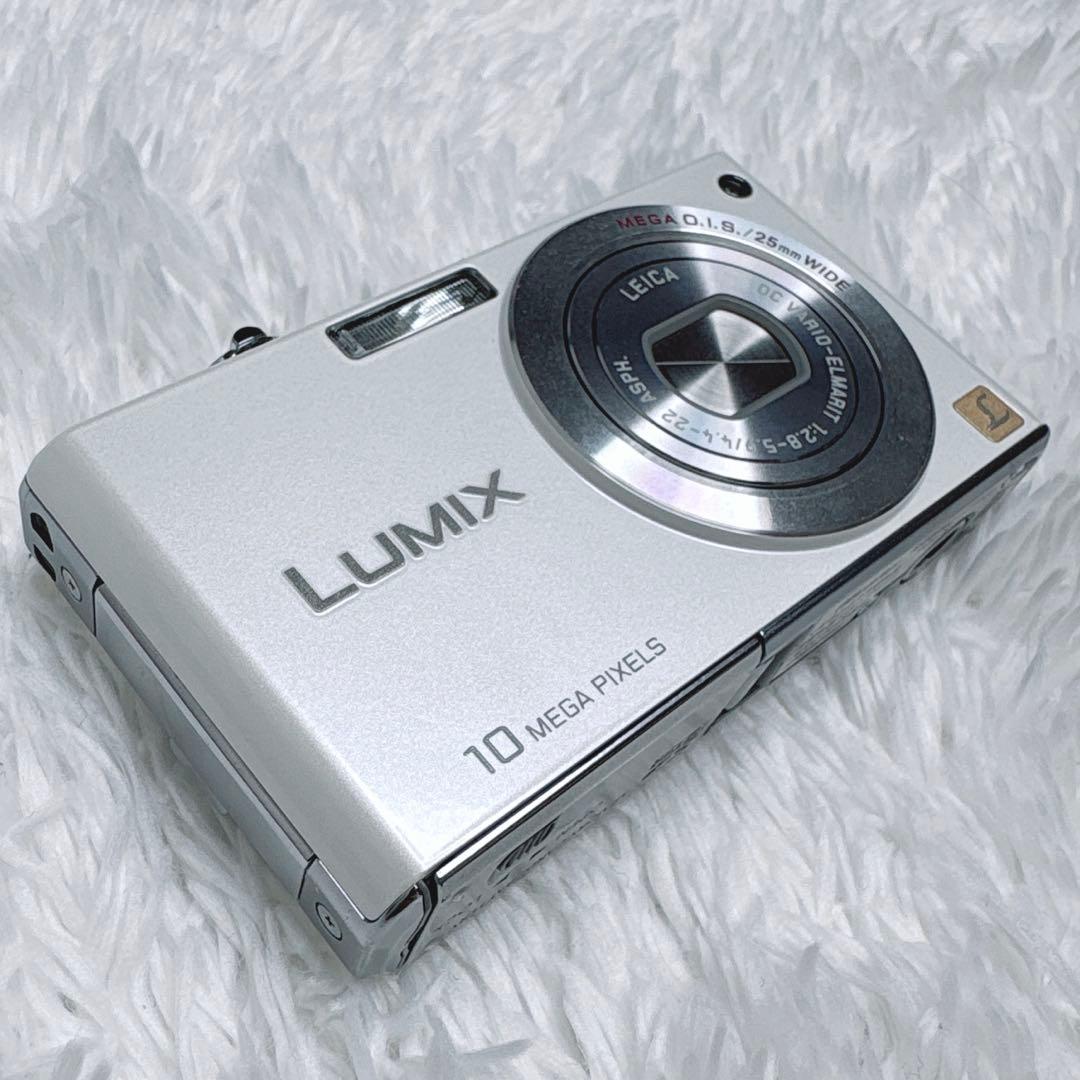 【動作品】Panasonic LUMIX デジカメ DMC-FX37 ホワイト