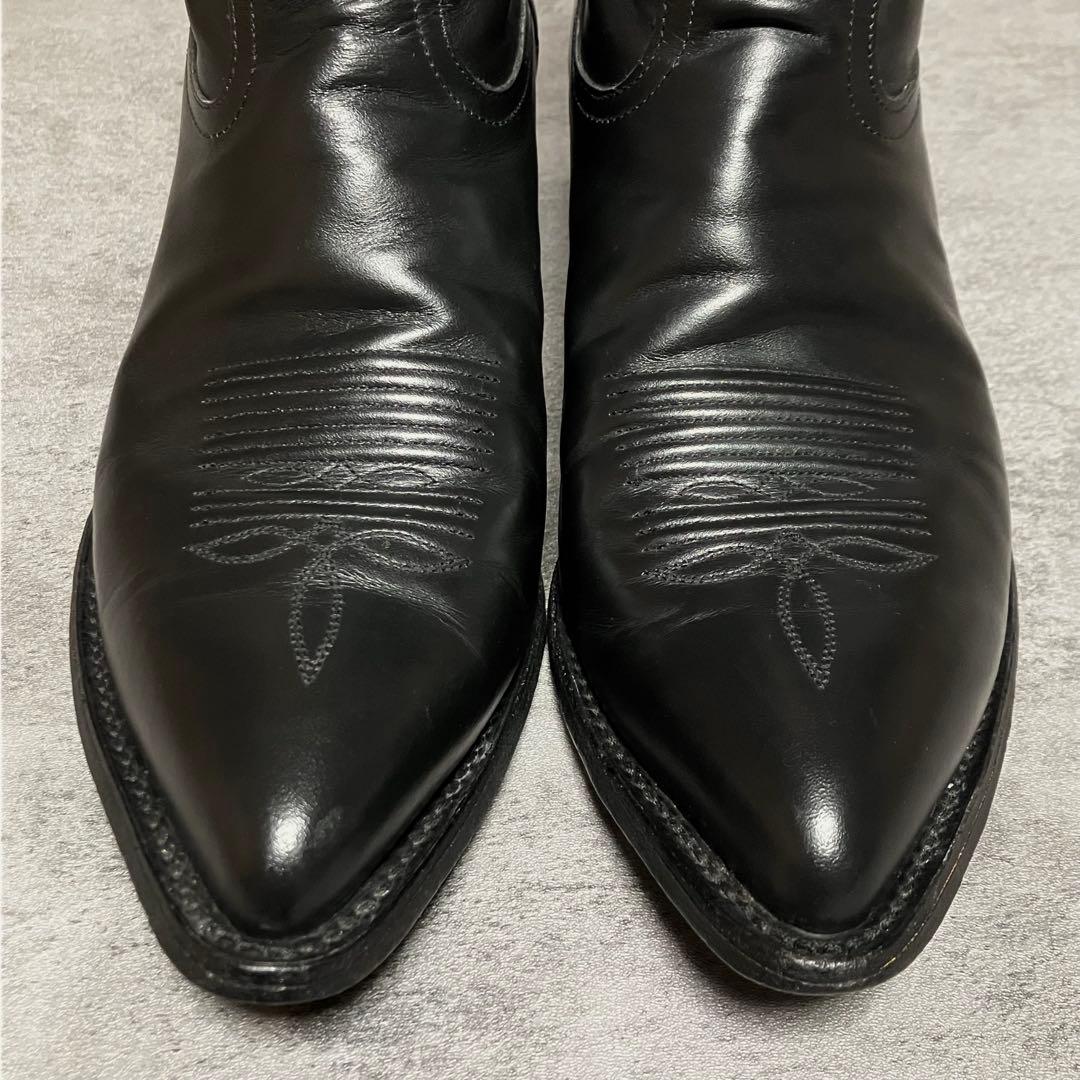 極美品　トニーラマ　ウエスタンブーツ　ショート丈　ブラック　メキシコ製　2115