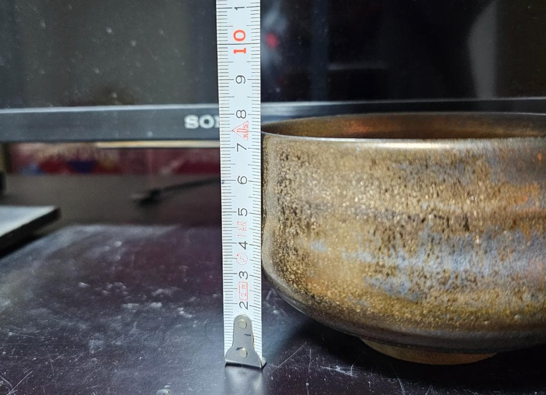 ル*２様 幕末から明治の布志名焼 金流し茶碗 珍品です