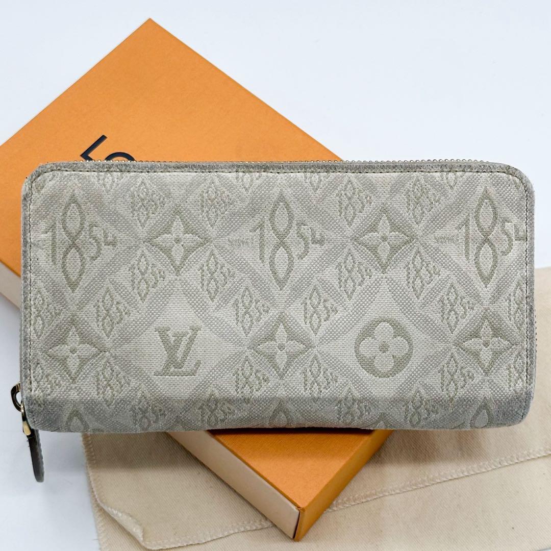 【限定品】ルイヴィトン ジッピーウォレット ジャガード モノグラム デニム