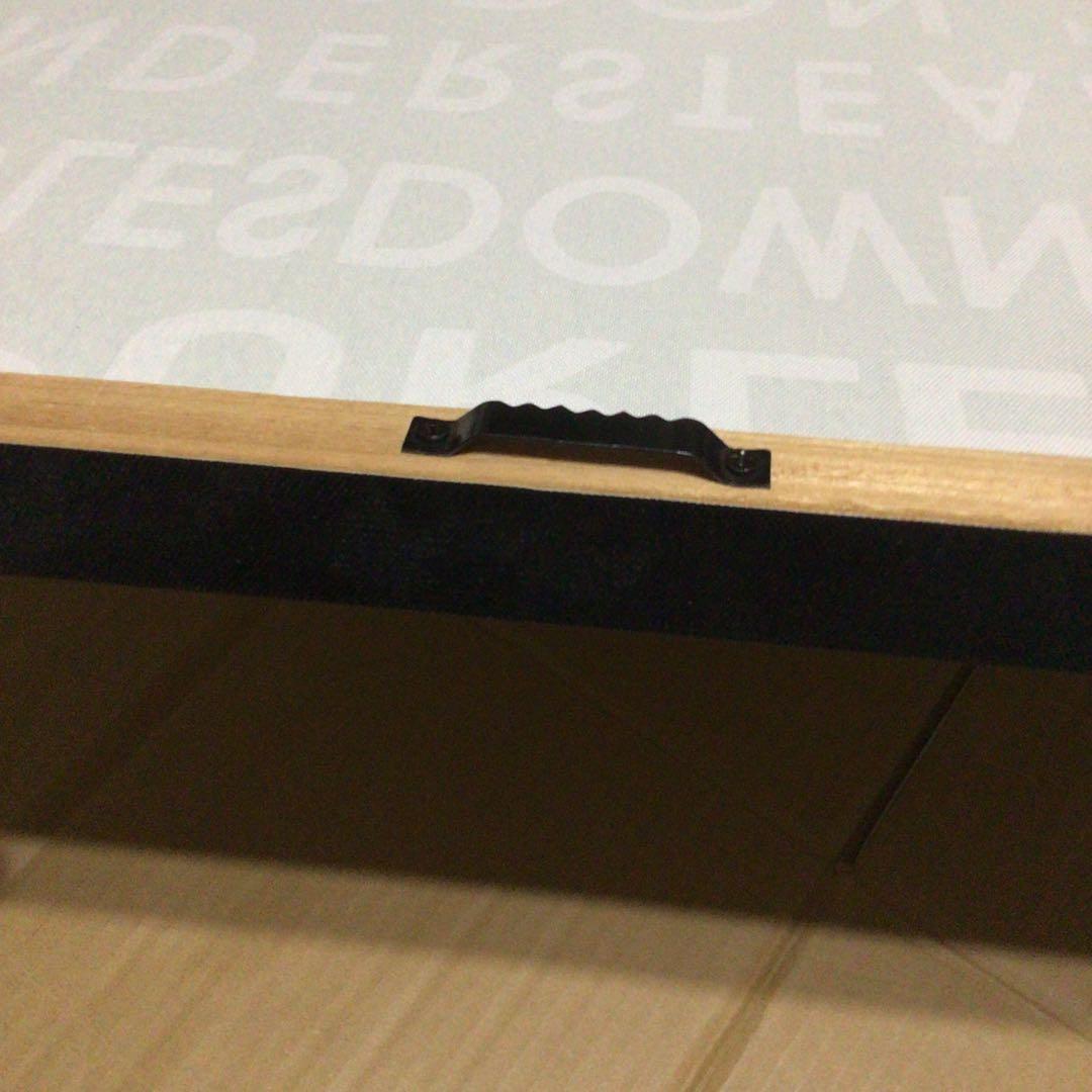 バス停 行き先表示板 木製 黒白　イギリス ロンドン インテリア