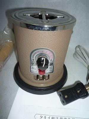 タキイ　和裁電化鏝　ランプ付　和裁コテ　タキイ製　鏝２本付未使用品