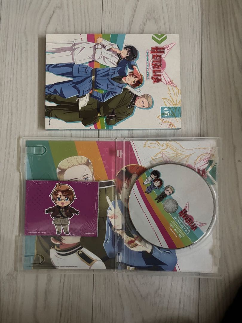 ヘタリア アニメDVD アニメイト限定版 セット まとめ 特典 非販売品 カード