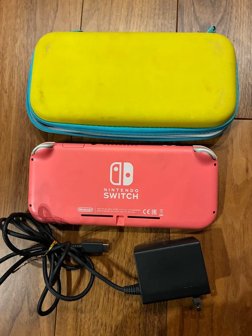 Nintendo Switch Lite ピンク 本体 充電器付き ケース付き