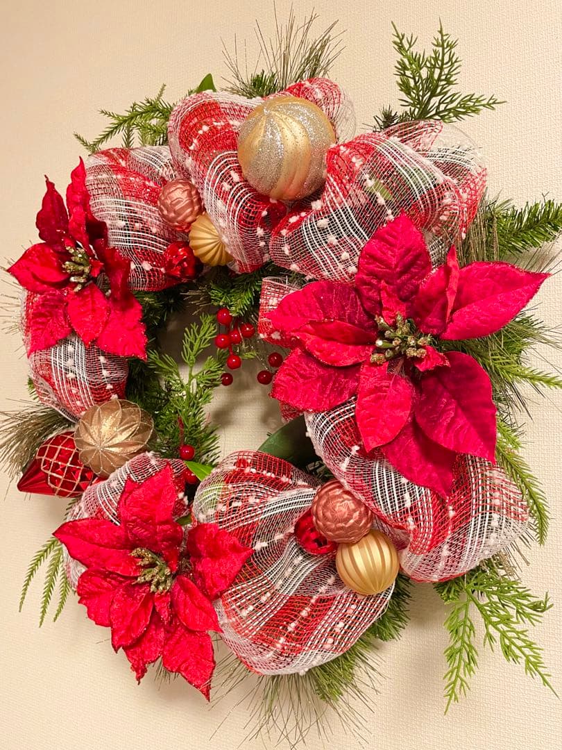 クリスマスリース 特大 70cm