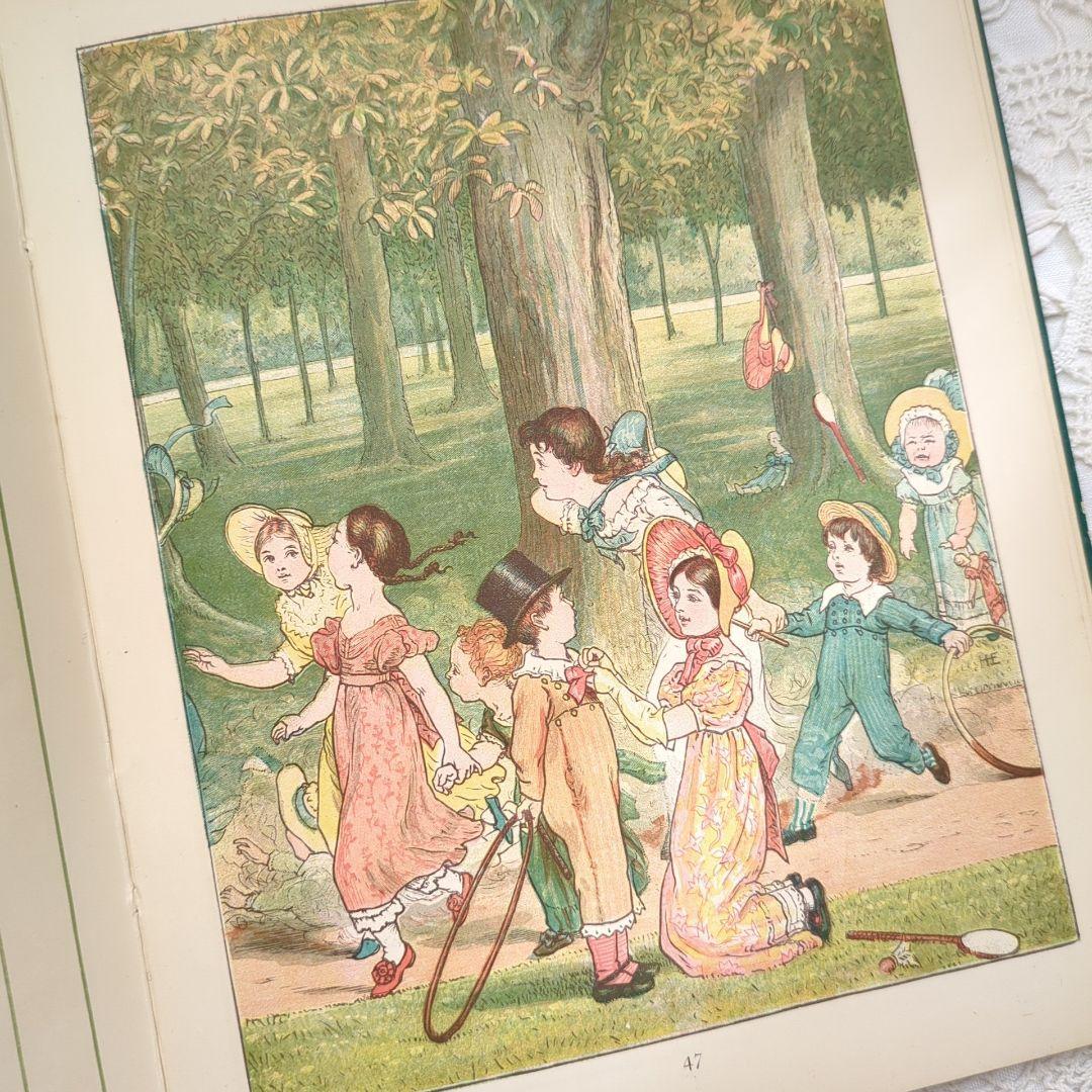 超稀少1881アンティーク絵本 洋書古書 児童書 ヴィクトリアン 初版本