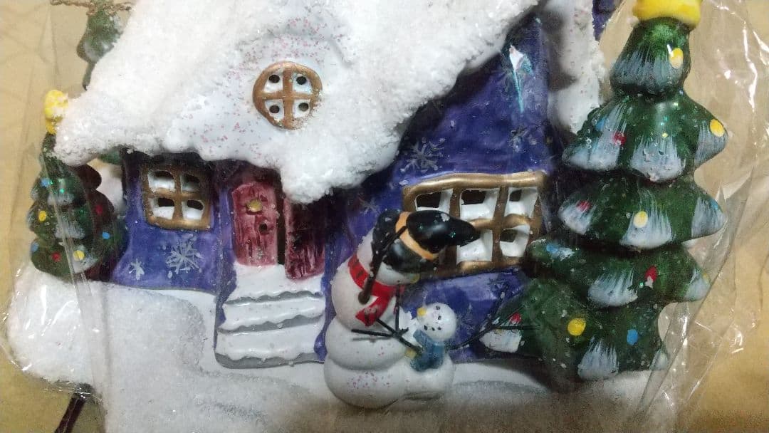 最終値下げ！新品　ラスベリー　スノーマン　クリスマス　オブジェ　陶器