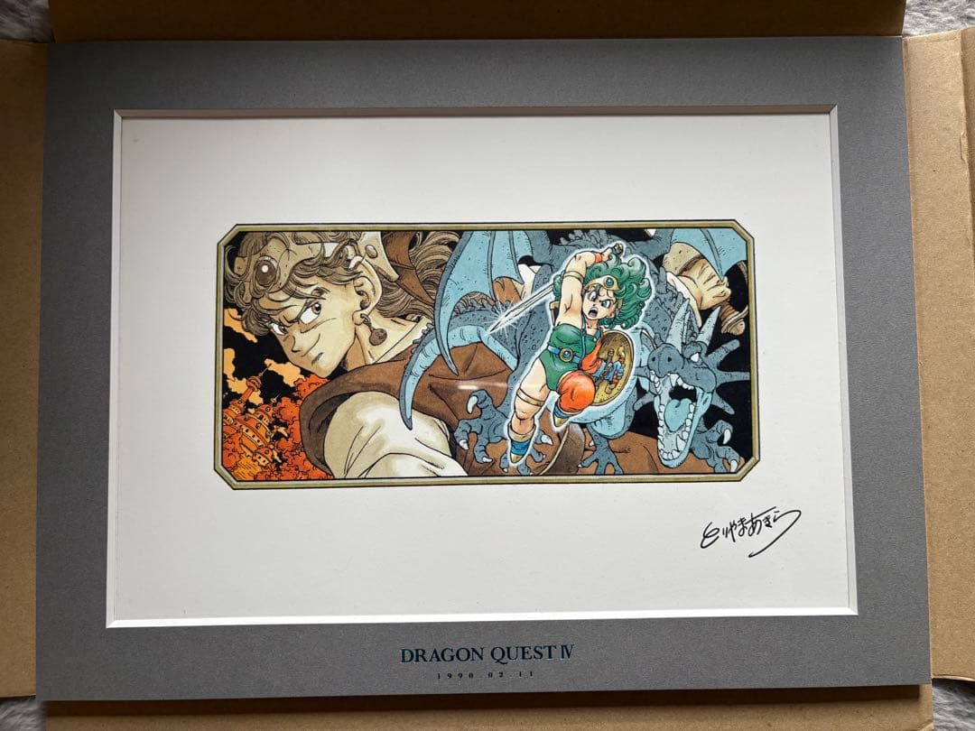 ドラゴンクエスト Ⅳ Ⅴ Ⅵ 原画3枚セット ドラクエ　複製原画　vジャンプ