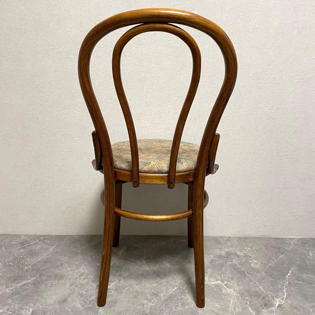 英国アンティーク調　① 無垢ベントウッドチェア 曲木　椅子　リビングチェア