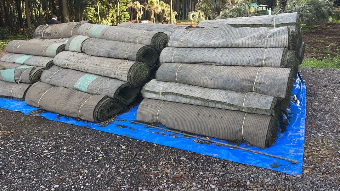 お買い得！高品質！リユース人工芝　1.8m✖︎10m 18平米 5坪サイズ