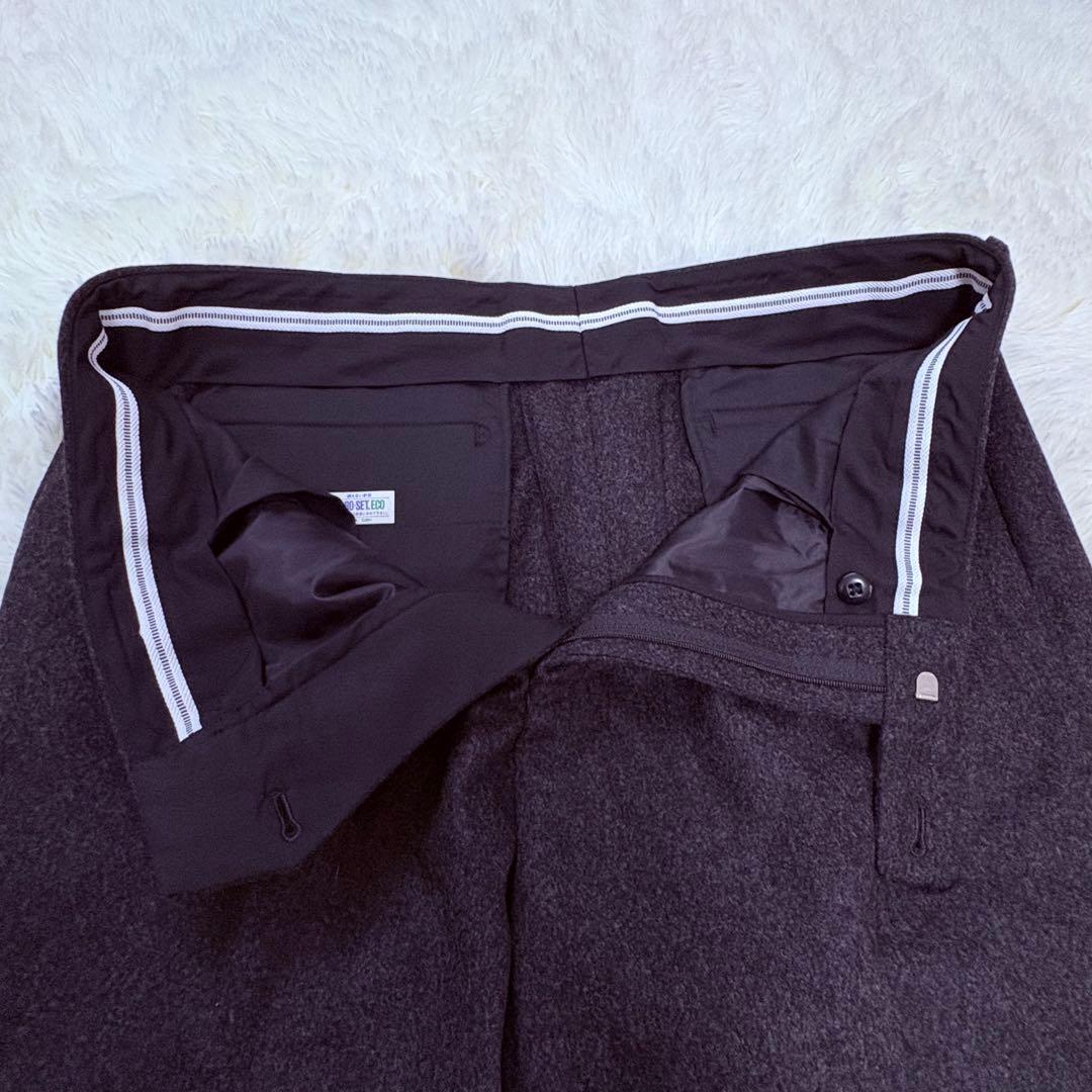 世界最高峰英国フランネルの代名詞フォックスブラザーズのスリーピース大きめ