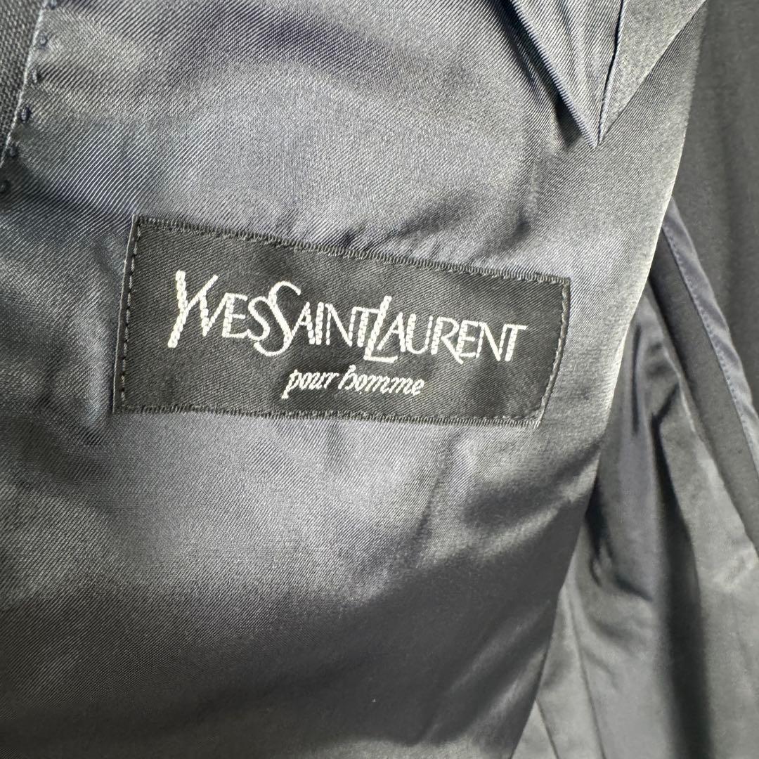 イヴサンローラン r9 ダブルスーツ セットアップ ブラック L