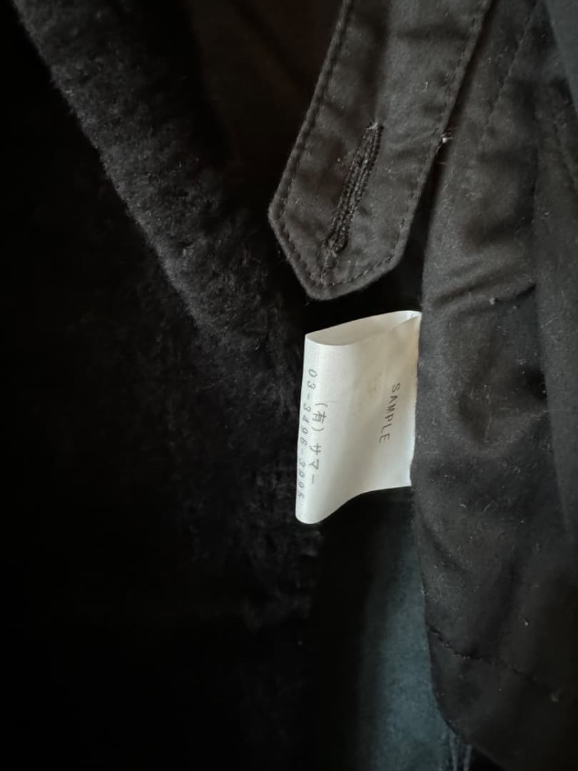 エィス　A メンズ　ムートンダッフルコート　本革