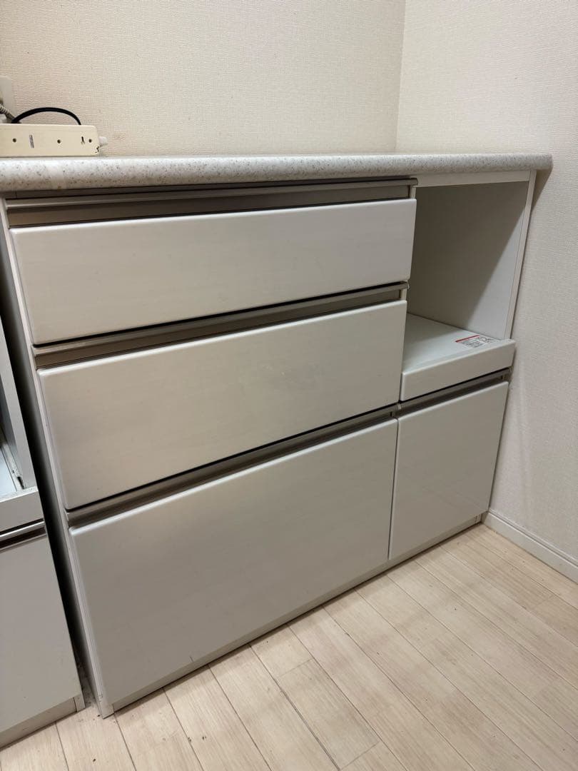 ホワイトキッチンカウンター　値下げ中★
