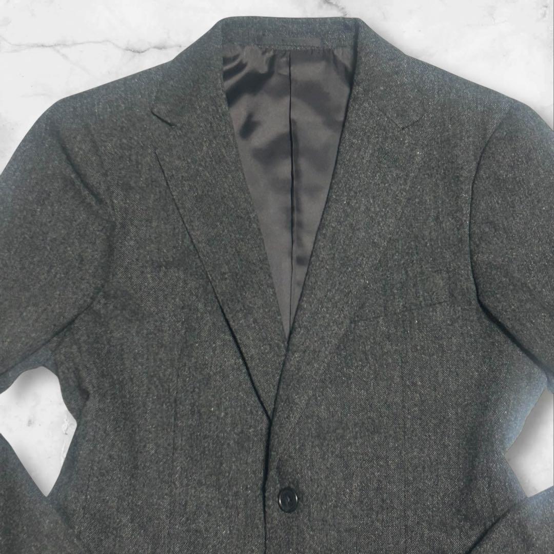 【美品】ユナイテッドアローズ　セットアップ　スーツ　M ウール　グレー