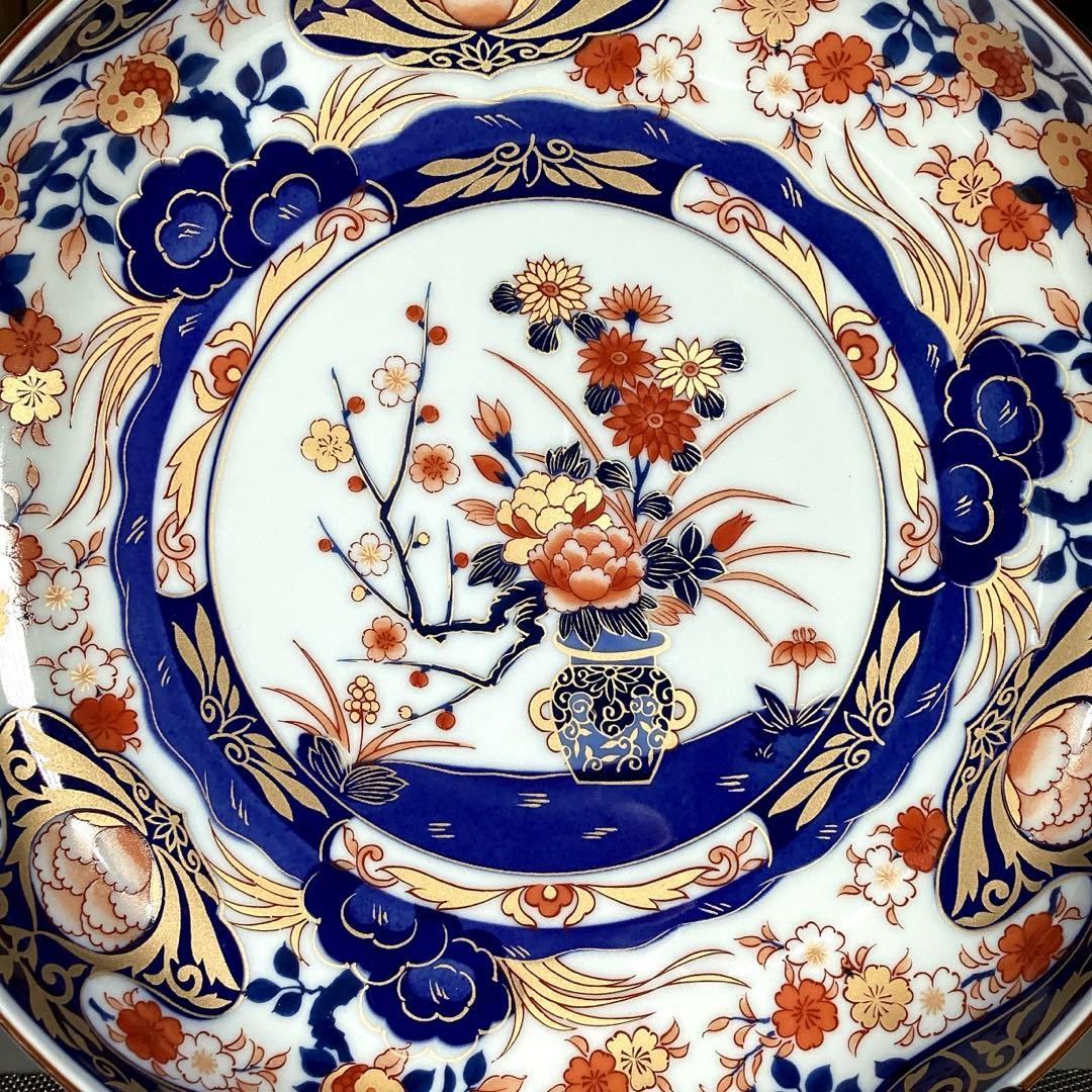 前畑陶器　『角福』　金彩　大鉢　(浅鉢)