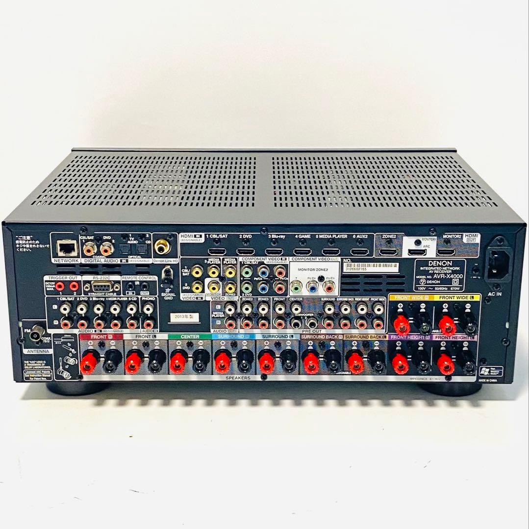 アンプ Denon AVR-X4000-K