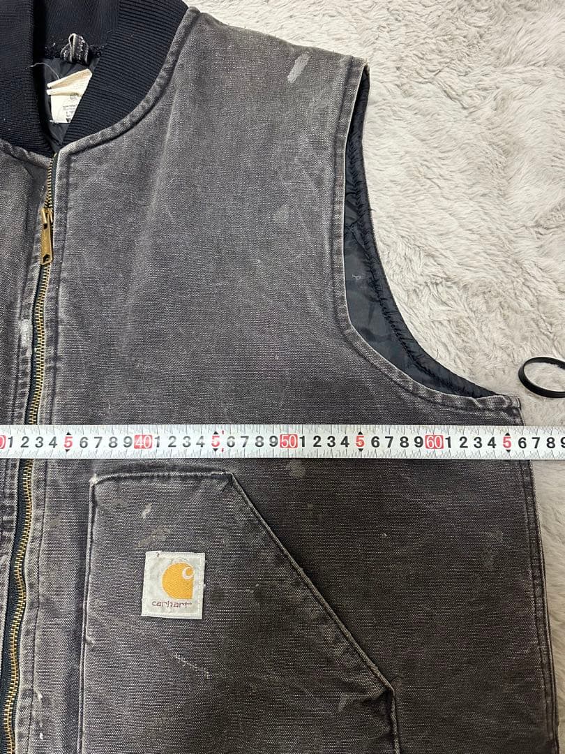 Carhartt ダックベスト　USA製　腰ゴム　90s